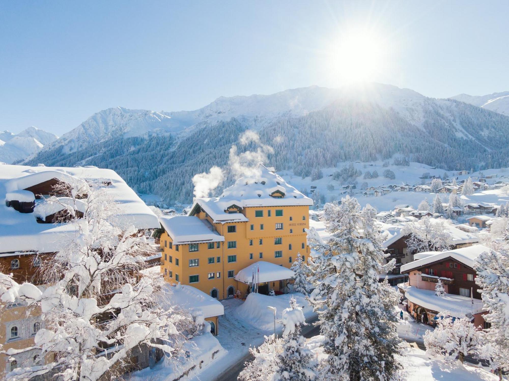Hotel Vereina Klosters Exteriör bild