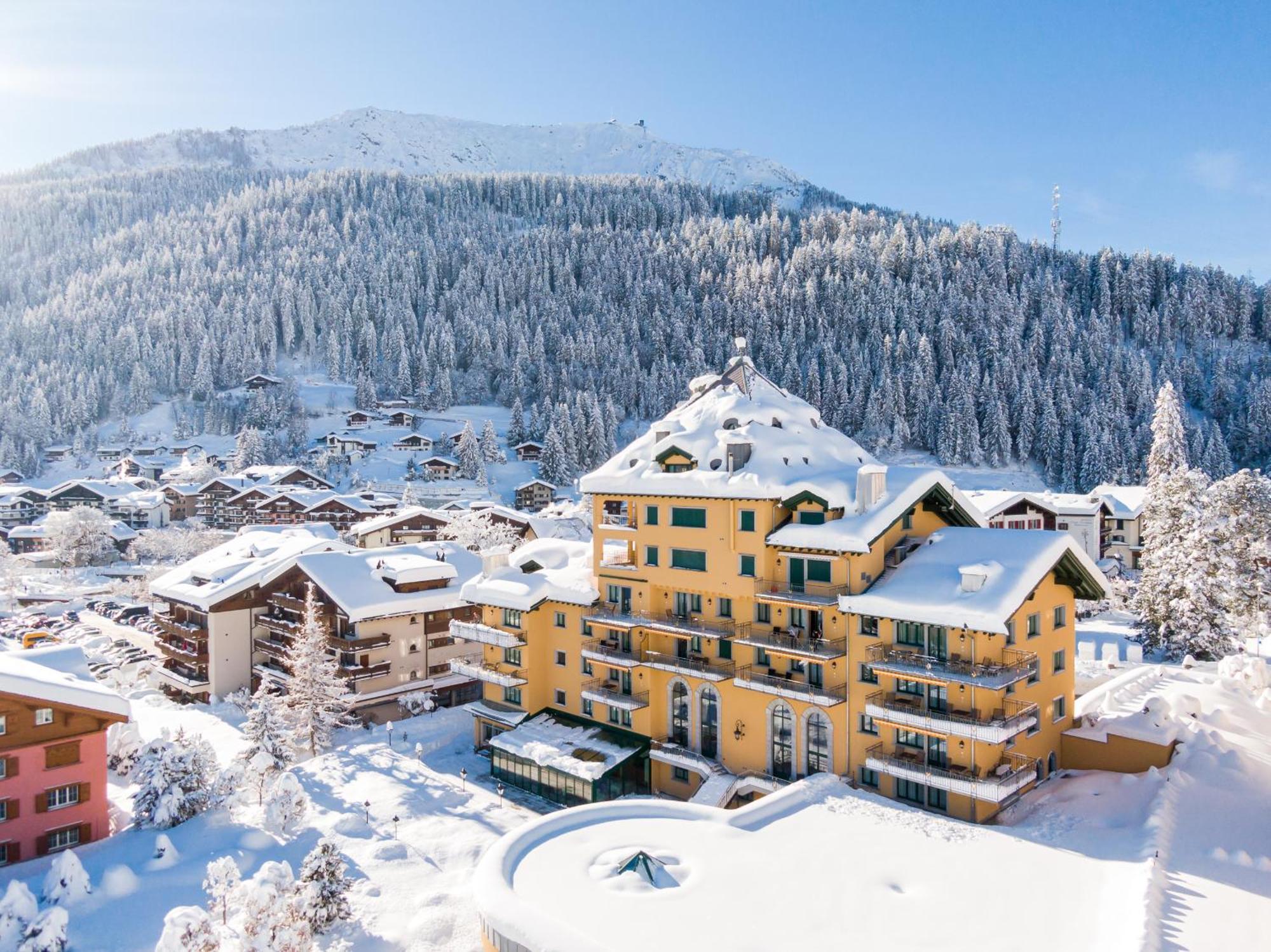 Hotel Vereina Klosters Exteriör bild